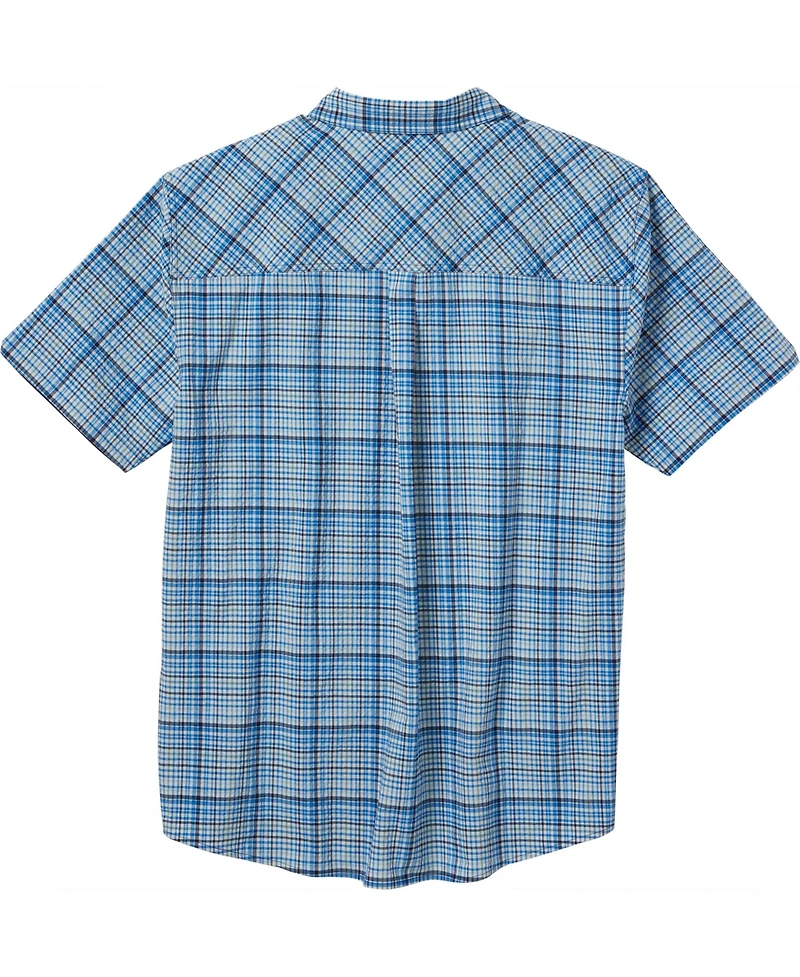 Legendary Whitetails Men's Plaid Button Up Moisture Wicking Upf 30+ Short Sleeve Shirt