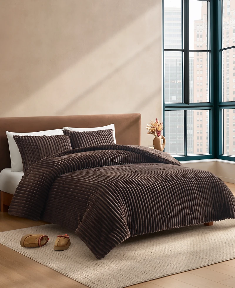 Ugg Avery Ribbed 2-Pc. Comforter Set, Twin/Twin Xl