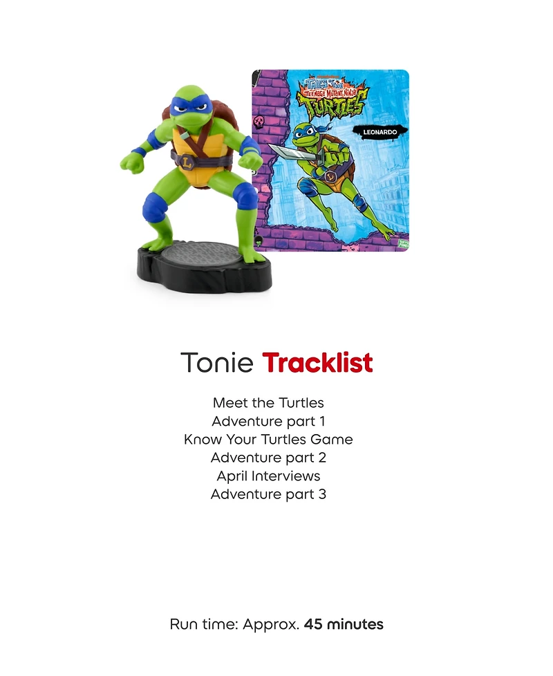 Tonies Teenage Mutant Ninja Turtles: Leonardo Tonie, Ages 7+