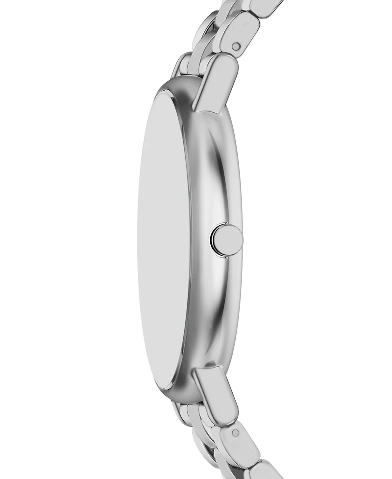 Skagen Men's Signatur Quartz Three-Hand Silver Stainless Steel Watch 40mm