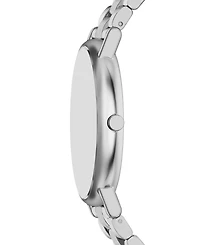 Skagen Men's Signatur Quartz Three-Hand Silver Stainless Steel Watch 40mm