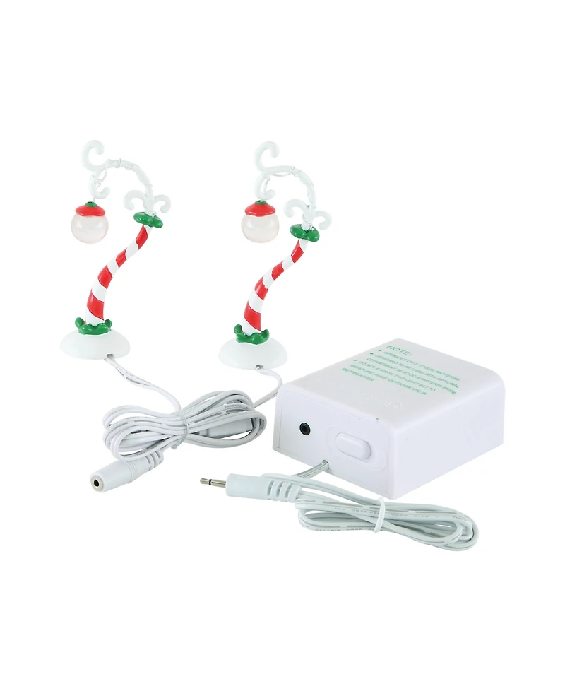 Department 56 Villages Grinch Streetlights, set of 2