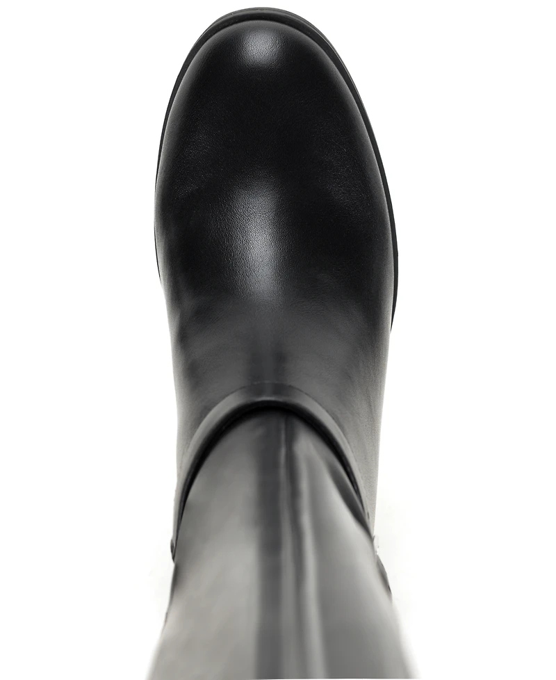 Style & Co Women's Ruthh Round Toe Buckle Detail Dress Boots, Macy's Exclusive