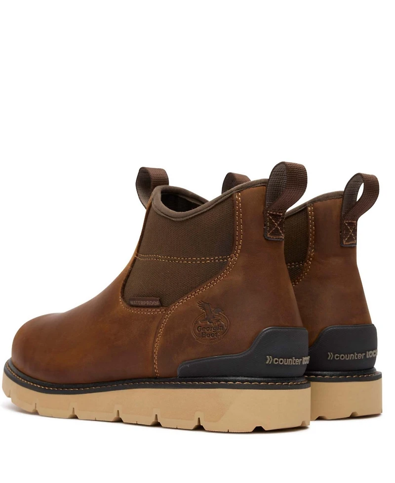 Georgia Boot Men's Carbon Flex Wedge Chelsea Work
