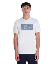 Karl Lagerfeld Paris Men's Embroidered Signature T-Shirt