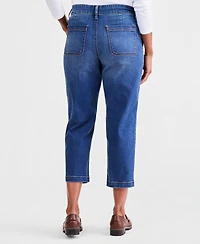Style & Co Women's High-Rise Pull-On Utility Ankle Jeans, Macy's Exclusive