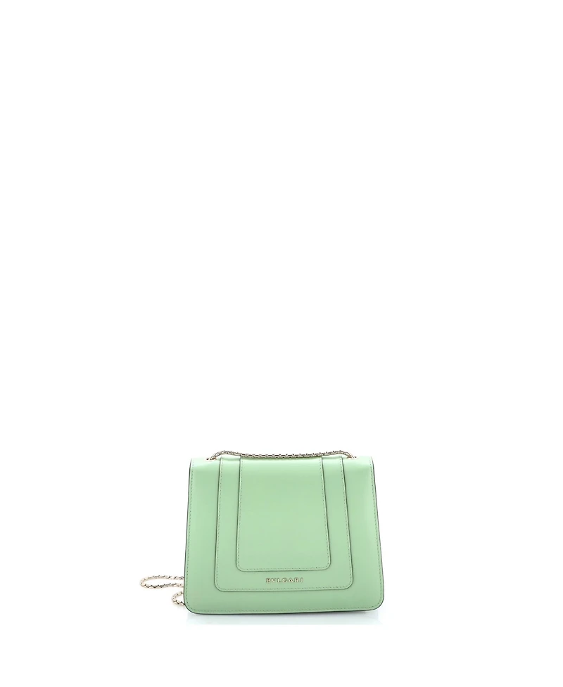 Pre-Owned Bvlgari Small Serpenti Forever Square Shoulder Bag Leather
