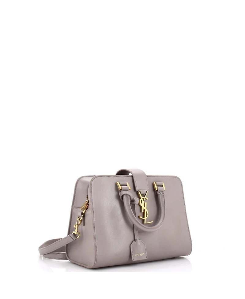 Pre-Owned Saint Laurent Baby Monogram Cabas Leather