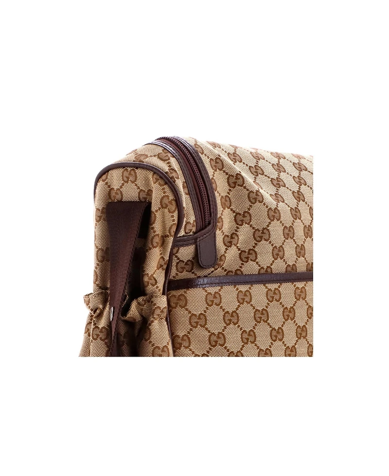 Pre-Owned Gucci Diaper Crossbody Bag Gg Canvas