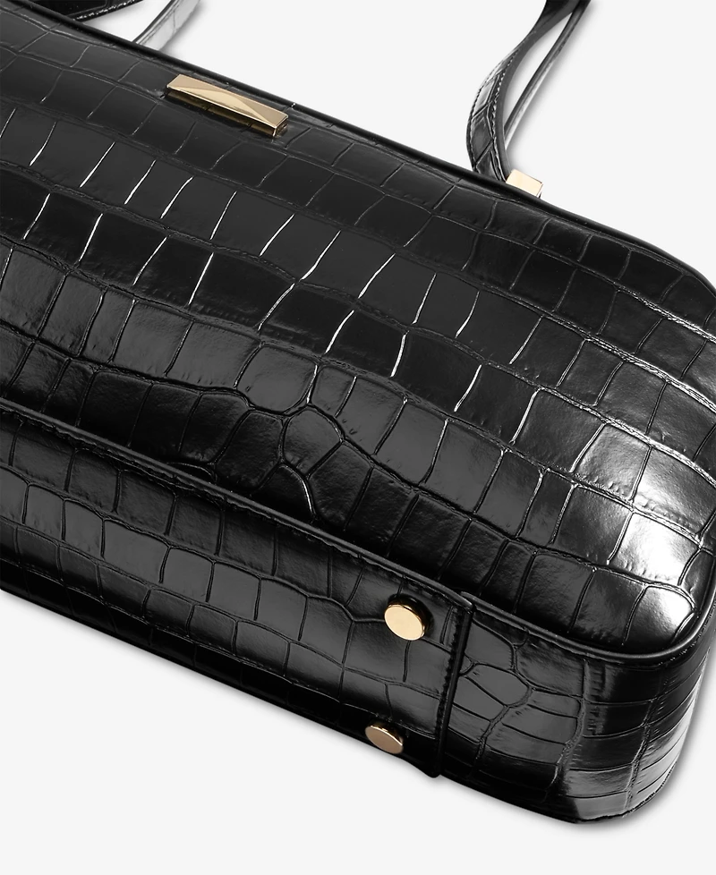 I.n.c. International Concepts Nedda Croco-Embossed Satchel, Macy's Exclusive