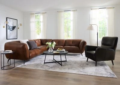 Avori Leather Sofa Collection Macys Exclusive