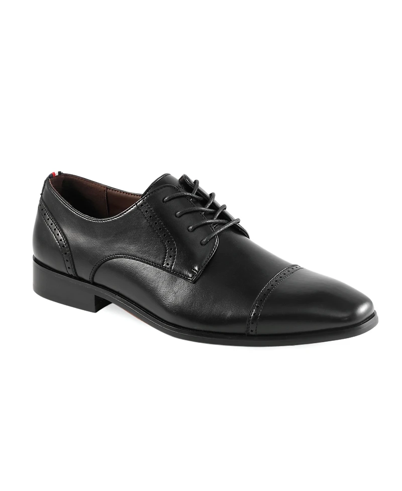 Tommy Hilfiger Men's Solven Cap-Toe Oxfords