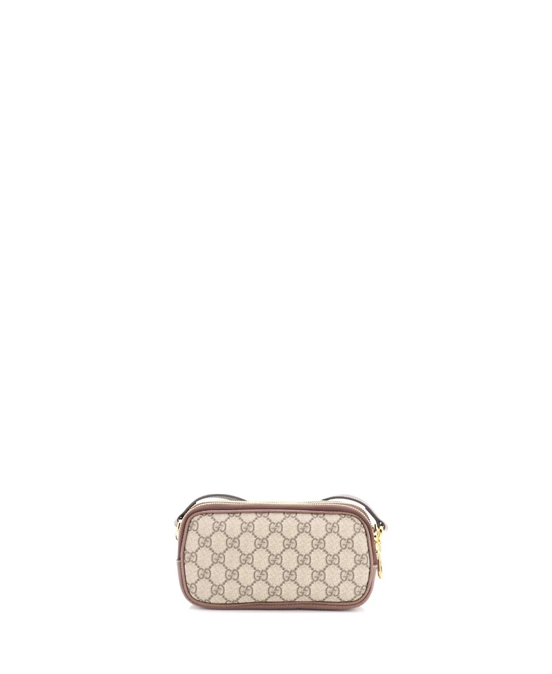 Pre-Owned Gucci Mini Ophidia Crossbody Bag Gg Coated Canvas