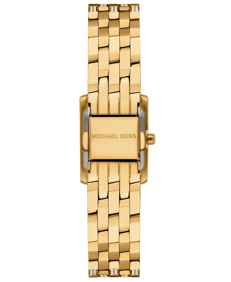Michael Michael Kors Women's Georgie Two-Hand Gold-Tone Stainless Steel Watch 19mm