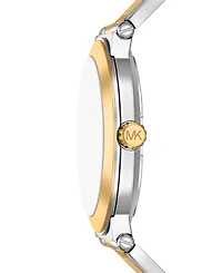 Michael Michael Kors Men's Billie Three-Hand Two-Tone Stainless Steel Watch 44mm