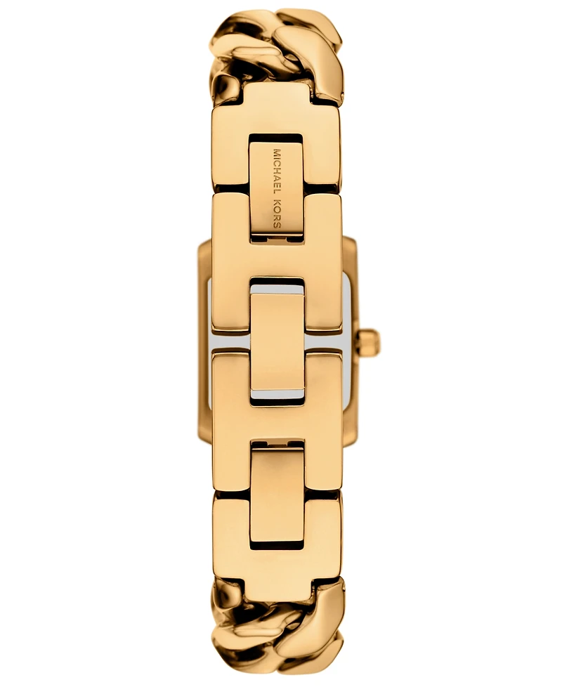 Michael Michael Kors Women's Georgie Two-Hand Gold-Tone Stainless Steel Watch 19mm