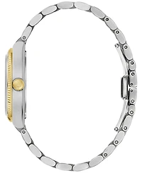 Bulova Men's Super Seville Jade Two-Tone Stainless Steel Bracelet Watch 35mm