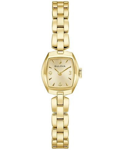 Bulova Women's Goddess of Time Jackie Gold-Tone Stainless Steel Bracelet Watch 18mm