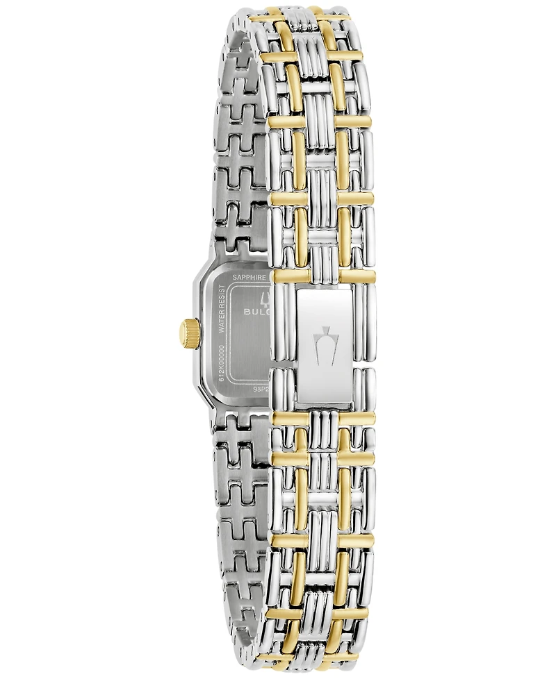 Bulova Women's Goddess of Time Sophia Two-Tone Stainless Steel Bracelet Watch 16mm