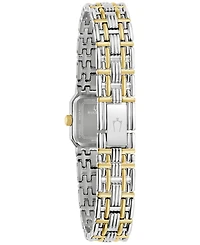 Bulova Women's Goddess of Time Sophia Two-Tone Stainless Steel Bracelet Watch 16mm
