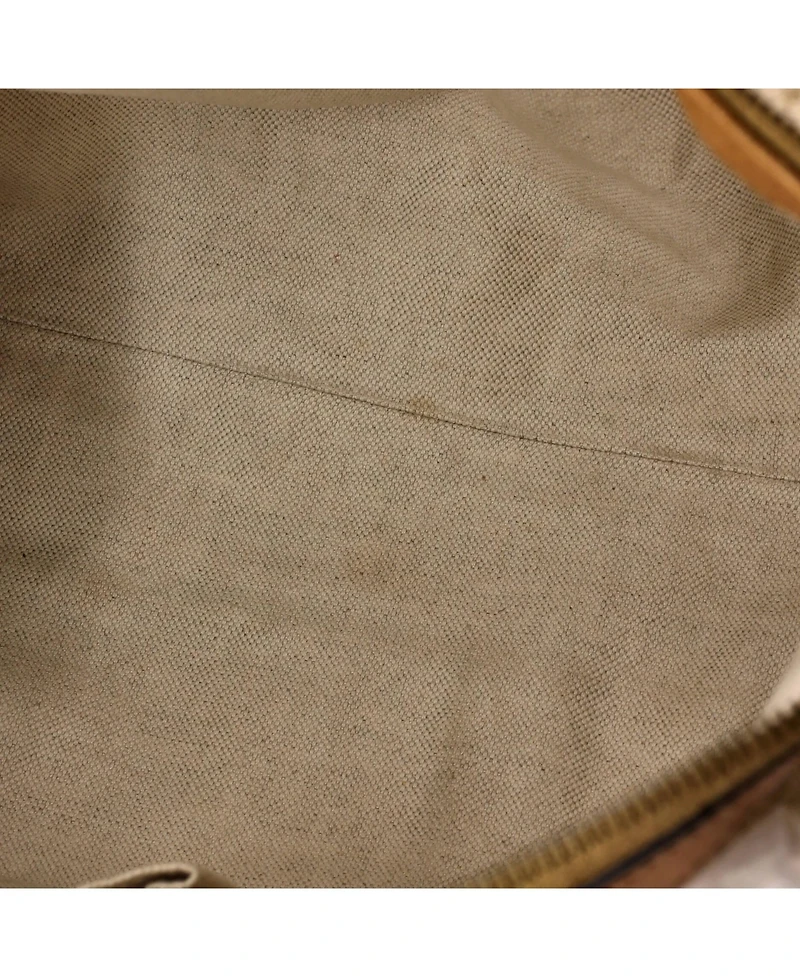 Pre-Owned Gucci Medium Rania Convertible Top Handle Bag Web Gg Canvas