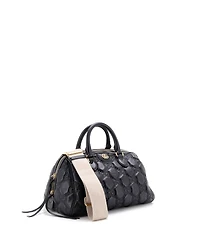 Pre-Owned Gucci Medium Ophidia Convertible Boston Top Handle Bag Gg Matelasse Leather