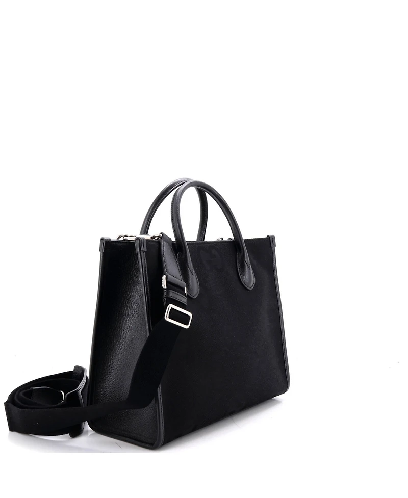 Pre-Owned Gucci Small Convertible Tote Jumbo Gg Canvas