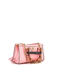 Pre-Owned Gucci Small Diana Nm Convertible Shoulder Bag Leather