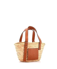 Pre-Owned Loewe Small Basket Tote Raffia