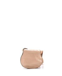 Pre-Owned Chloe Mini Marcie Crossbody Bag Embossed Leather
