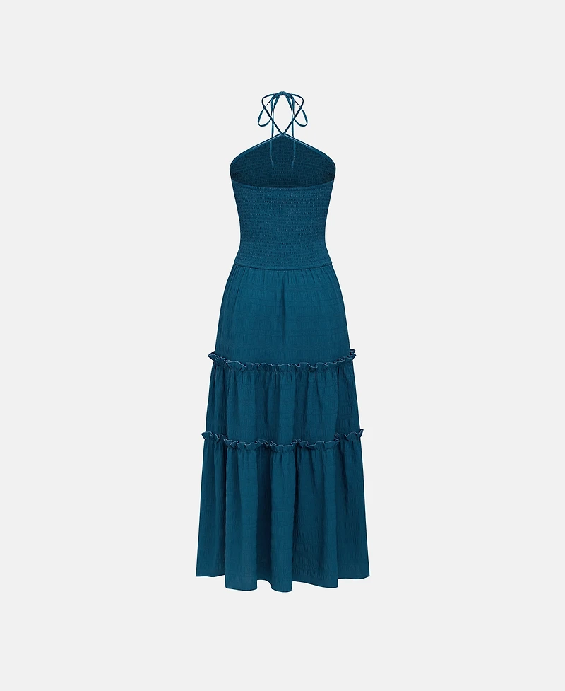 Cupshe Women's Tahiti Beach Teal Maxi Dress