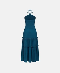 Cupshe Women's Tahiti Beach Teal Maxi Dress