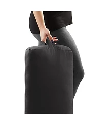 Node Fitness Yoga Meditation Cushion, Rectangular Bolster