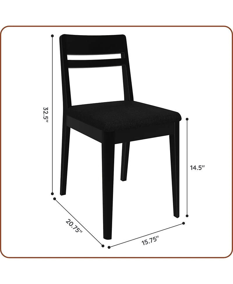Grain & Grove Crew 4 piece Upholstered Dining Chair