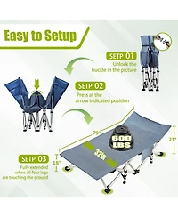 Aofar 32"Oversize Camping Sleeping Bed Folding Mattress Carry Bag