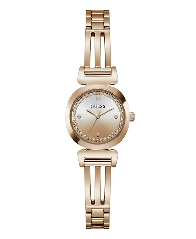 Guess Women's Quartz Rose Gold-Tone Stainless Steel Watch 24mm