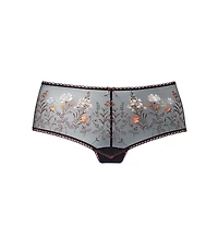 Lascana Women's Sheer Embroidered Cheeky Panty