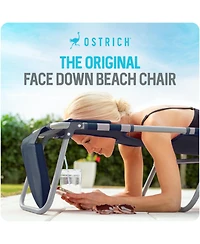 Ostrich The Deluxe Backpacker Portable Beach Chair with Cooler Bag