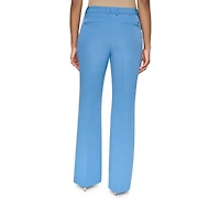 Dkny Women's High-Rise Straight-Leg Full-Length Pants
