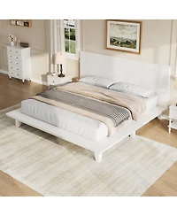 Streamdale Furniture Platform Bed Frame with Headboard