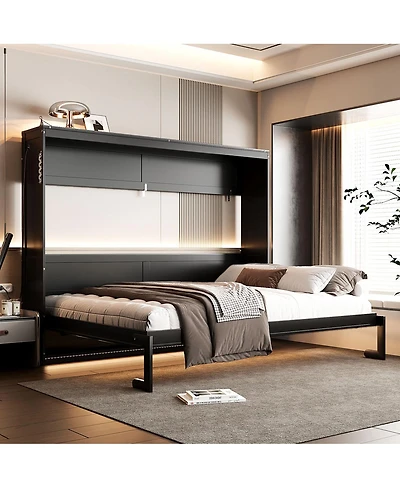 Streamdale Furniture Murphy Bed with Led, Usb
