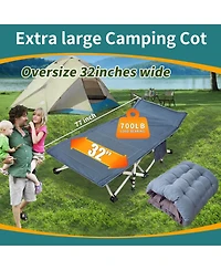 Aofar Oversize Xxl Camping Mattress Folding Bed Carry Bag Heavy Duty Indoor Outdoor