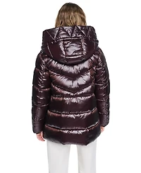 Dkny Women's Shine Hooded Puffer Coat