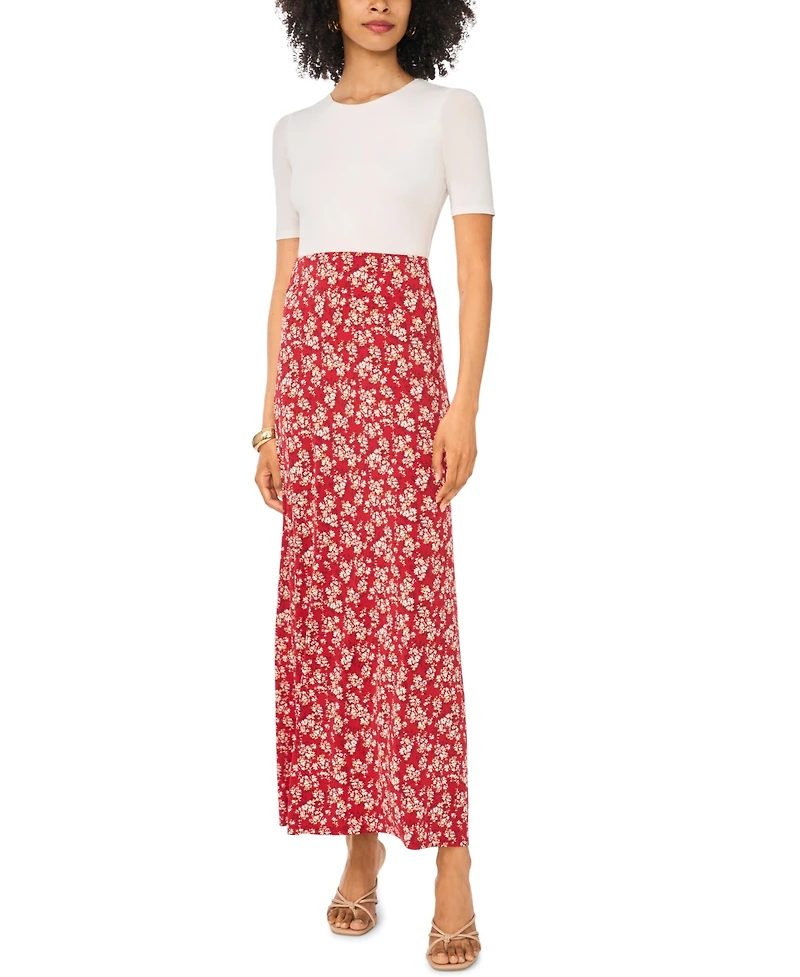 Vince Camuto Women's Pull-On A-Line Maxi Skirt