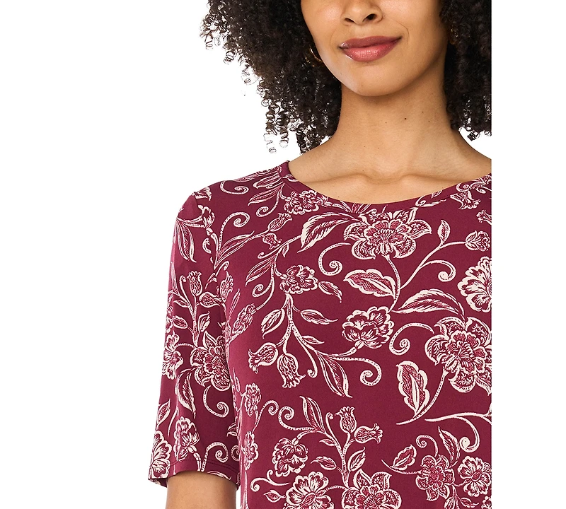 Vince Camuto Women's Crewneck Maxi Dress