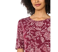 Vince Camuto Women's Crewneck Maxi Dress
