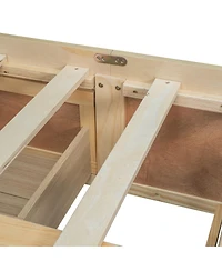Streamdale Furniture Platform Bed with 6 Drawer