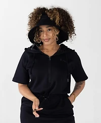 Kin Apparel Unisex Satin Lined Wide Brim Sun Visor