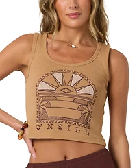 O'Neill Women's Sun Eye Graphic Scoop Neck Tank Top
