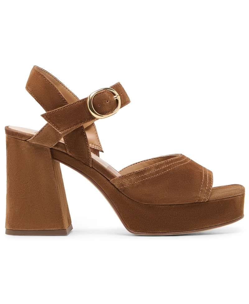 Dolce Vita Women's Fatima Two-Piece Platform Block Heel Dress Sandals